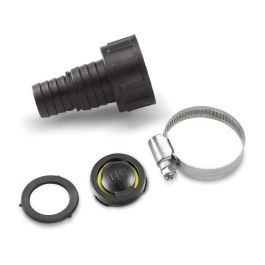 KÄRCHER Adaptador 1" (25,4mm) / 3/4" (19mm) con Válvula de Retención para Salida G1 y Abrazadera de Manguera