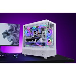 Thermaltake View 51 TG ARGB Snow Midi Tower Blanco con Panel de Vidrio Templado para Gaming