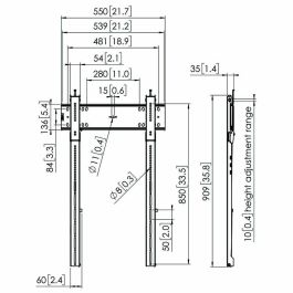 Soporte TV Vogel's 7368150 43" 100" 100 kg