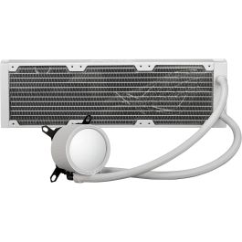 Asus ROG Ryuo III 360 ARGB WHT - Sistema de refrigeración líquida para CPU, OLED de color, Aura Sync RGB, ventiladores de radiador ROG de 360 mm, 90RC00I2-M0UAY0