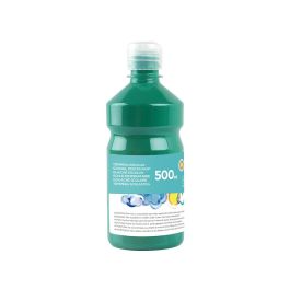 Tempera Liquida Liderpapel Escolar 500 mL Verde Oscuro