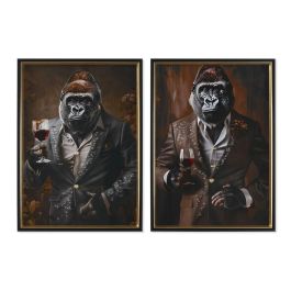 Cuadro Loft DKD Home Decor Marron Negro 4.5 x 71.5 x 51.5 cm (2 Unidades) Cuadro Loft DKD Home Decor Marron Negro 4.5 x 71.5 x 51.5 cm (2 Unidades)