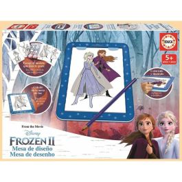 Educa AUC8412668183698 Tableta de Dibujo Disney Frozen Iluminada con 25 Modelos para Niños a partir de 5 Años