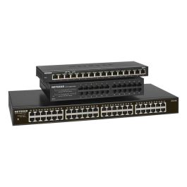 Netgear GS348 RM - Switch de red no administrado con 48 puertos Gigabit Ethernet para montaje en rack, 1U