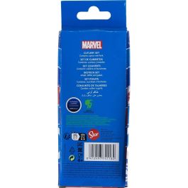 MARVEL CZ11403 Juego de Cubiertos 2 Piezas Infantil Elípticos Vengadores Acero Inoxidable Puntas Redondeadas MARVEL CZ11403 Juego de Cubiertos 2 Piezas Infantil Elípticos Vengadores Acero Inoxidable Puntas Redondeadas
