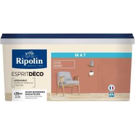 Pintura para paredes interiores Ripolin nubia ocre mate 2.5L Precio: 62.89000047. SKU: B1FVE9CRX5