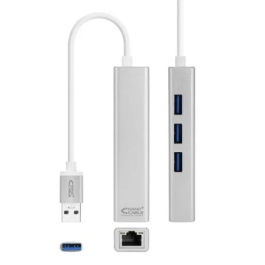 Nano Cable 10.03.0403 Hub USB 3.0 a Ethernet Gigabit con 3 Puertos USB 3.0 y Conector RJ45 Gris Precio: 17.5899999. SKU: S0225175