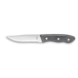 Amefa Cuchillo Chuletero Hercule Acero Inoxidable 25 cm Acabado Madera 6 Unidades Apto Lavavajillas