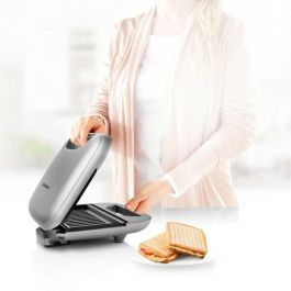 Sandwichera Grill Princess 01.127003.01.001 750 W Negro Gris