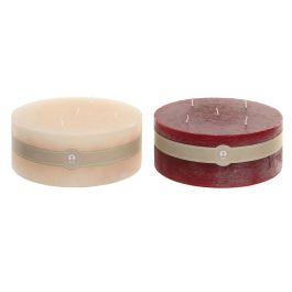 DKD Home Decor Vela Navidad Tradicional Crema Rojo 25x25x10 cm (Ancho x Largo x Alto) Cera 4400gr (2 Unidades Surtidas) Precio: 106.69000034. SKU: B1KKR56645