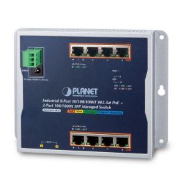 Planet Switch industrial 8 puertos PoE Gigabit 10/100/1000T 802.3at + 2 SFP 100/1000X gestionable montaje a pared Precio: 334.50000001. SKU: B1EAGJJH7X