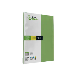 Liderpapel Papel Color A4 80gr Verde Paquete 100 Hojas