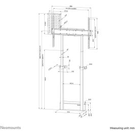 Soporte TV Neomounts WL55-875BL1 100" 37"
