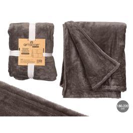 Manta Sedalina Gris Oscuro 180X220Cm Giftdecor (6 Unidades) Precio: 67.99000043. SKU: B13VKXV6BC