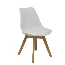 Silla Piqueras Y Crespo Don Rodrigo 20 Confidente Ergonomica Estructura Madera Haya Asiento Y Respaldo En Pvc Blanco Pack De 4 (Set de 4) Precio: 950.4999999. SKU: B13QH9VZAY