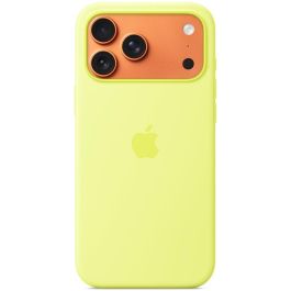 Apple iPhone 17 Pro Max Funda de Silicona con MagSafe Amarillo Neón MGFM4ZMA