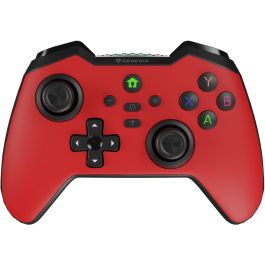 GENESIS Mangan 400 Gamepad Inalámbrico Bluetooth Rojo para Android, Mac, Nintendo Switch, PC, iOS Analógico/Digital con Vibración y 15h Autonomía