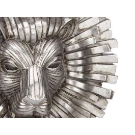 Cabeza de León con Base Plata Giftdecor 28x38.5x11.5 cm - Poliresina (4 Unidades) Cabeza de León con Base Plata Giftdecor 28x38.5x11.5 cm - Poliresina (4 Unidades)