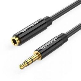 Vention BBZBF Cable de Extensión Estéreo Jack 3.5mm Macho a Jack 3.5mm Hembra 1 Metro Negro con Contactos Dorados Precio: 4.49999968. SKU: B1468GPGJG