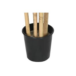 DKD Home Decor Árbol Bambú Asiático PVC Bambú Cemento Verde Natural Negro 80 x 180 x 80 cm