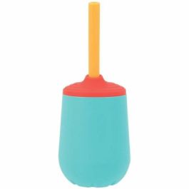 Nuby NUB0048526108152 Vaso de entrenamiento de silicona 120 ml, a partir de 6 meses, multicolor