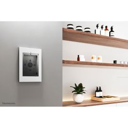 Neomounts WL15-650WH1 Soporte de Tablet para Pared, Ajustable 9.7-11", Bloqueo Seguridad, Orientación Vertical/Horizontal, VESA 75x75, Blanco