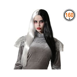 Peluca para Halloween Negro Blanco Precio: 5.94999955. SKU: B1GCMP44XJ