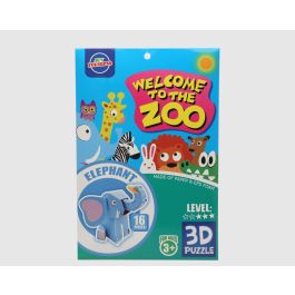 Puzzle 3D Zoo 27 x 18 cm 16 Piezas Elefante Precio: 2.95000057. SKU: S1131656