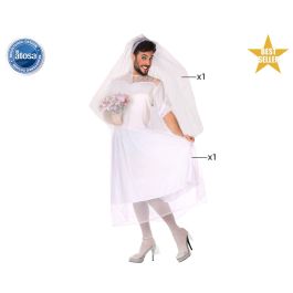 Disfraz para Adultos Blanco Vestido de novia (2 Piezas) Precio: 16.94999944. SKU: B18KBZFNBC