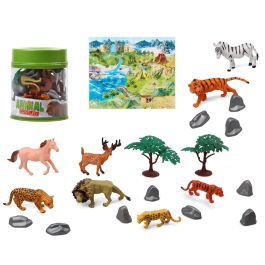 Set de Figuras de Animales Jungle (22 Piezas) (3 pcs) Precio: 9.5000004. SKU: B1BPXT9HA5