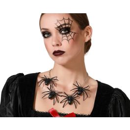B/Cart. Collar Halloween Araña Negro
