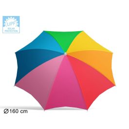Parasol Orientable Metal Nylon Upf 19-22 mm Multicolor Arcoiris 160 cm 160 cm