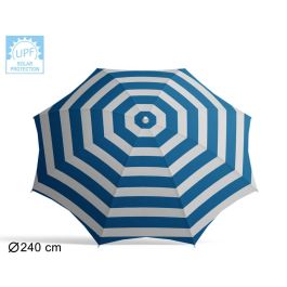 Parasol 240 cm Orient. Hierro Nylon Upf 22-25 mm