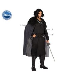 Disfraz Vikingo Hombre Adulto Guardián Negro M-L