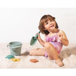 Set Juego De Playa De Silicona Verde Set Juego De Playa De Silicona Verde