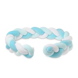Trenza Protectora Para Cuna Y Cama En Azul 1,50M Trenza Protectora Para Cuna Y Cama En Azul 1,50M