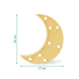 Luna 24.5 * 17.5 * 2.8 cm Led Amarillo