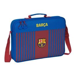Cartera Escolar F.C. Barcelona Granate Azul marino (38 x 28 x 6 cm)