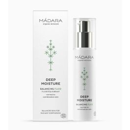 Mádara Organic Skincare DEEP MOISTURE Fluido Equilibrante Hidratante Facial 24h. Piel Normal y Mixta con Ácido Hialurónico 50 ml Mádara Organic Skincare DEEP MOISTURE Fluido Equilibrante Hidratante Facial 24h. Piel Normal y Mixta con Ácido Hialurónico 50 ml