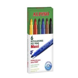 Rotulador Fibra Alpino Maxi Estuche De 6 Precio: 2.50000036. SKU: B1ESD64KBS