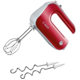 Bosch MFQ40303 Batidora de Mano Styline Colour, 500 W, 5 Velocidades, Varillas Batidoras, Ganchos Amasado, Rojo