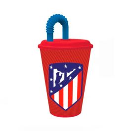 Vaso con Tapa Atlético Madrid Plástico Precio: 5.94999955. SKU: S2004037