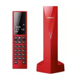 Teléfono Inalámbrico Philips M3501R/34 Rojo 1,8"