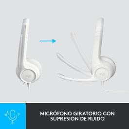 Auriculares Logitech H390 Blanco Auriculares Logitech H390 Blanco