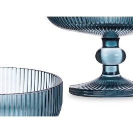 Copa Helado Azul Oscuro Rayas 310 ml Vivalto - Cristal, 12x10x12 cm (24 Unidades) Copa Helado Azul Oscuro Rayas 310 ml Vivalto - Cristal, 12x10x12 cm (24 Unidades)