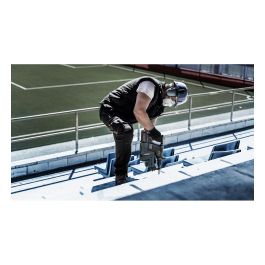 Bosch SDS plus-7X Broca para Martillo Perforador, 16 mm x 465 mm, para Hormigón y Piedra, Carburo de 4 Filos, SDS Plus, Color Gris