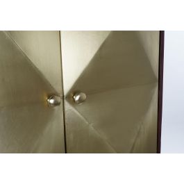 DKD Home Decor Aparador Marron Oscuro Dorado Mango Acacia 43 x 156.5 x 84 cm