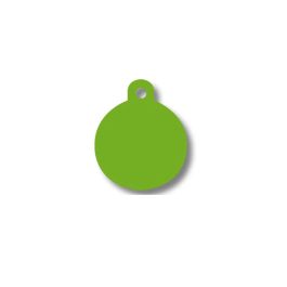 Placa identificativa para collar Imarc Circle Verde Precio: 6.89000015. SKU: B1C3QFWGLM