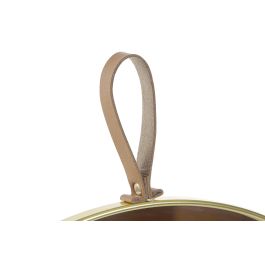 DKD Home Decor Espejo Glam Modern Charm Dorado Hierro 1.5 x 40 x 40 cm (2 Unidades)