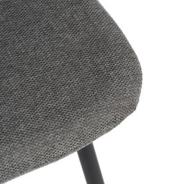 Silla Gris Tejido-Metal Salón 44 X 55 X 82 cm